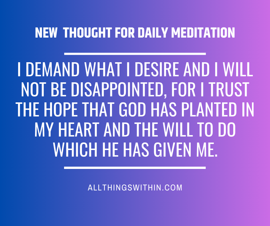 Read more about the article New Thought for Daily Meditation